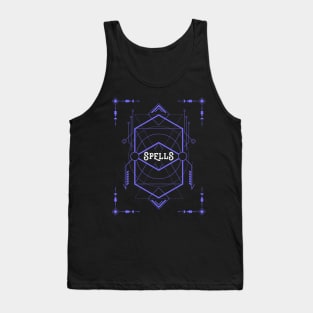 Spells - Witchcraft and Wizardry Spellbook - Magic and Curses - Tabletop RPG Tank Top